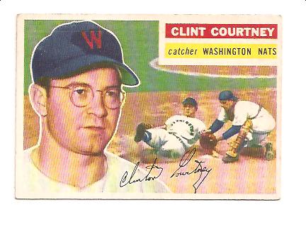 1956 Topps #159 Clint Courtney