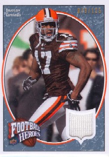 2008 Upper Deck Heroes Jerseys Gold #12 Braylon Edwards