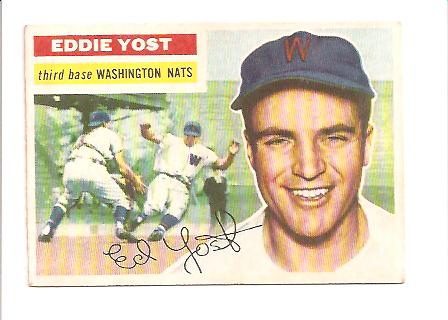 1956 Topps #128 Eddie Yost