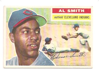 1956 Topps #105 Al Smith EX Actual scan