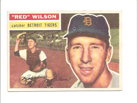 1956 Topps #92 Bob (Red) Wilson
