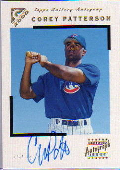 2000 Topps Gallery Autographs #CP Corey Patterson