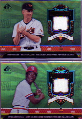 2006 SP Legendary Cuts Baseball Chronology Materials #CR Cal Ripken Pants