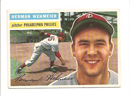 1956 Topps #78 Herman Wehmeier