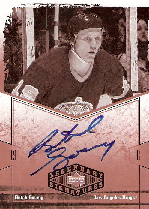 2004-05 UD Legendary Signatures Autographs #BG Butch Goring