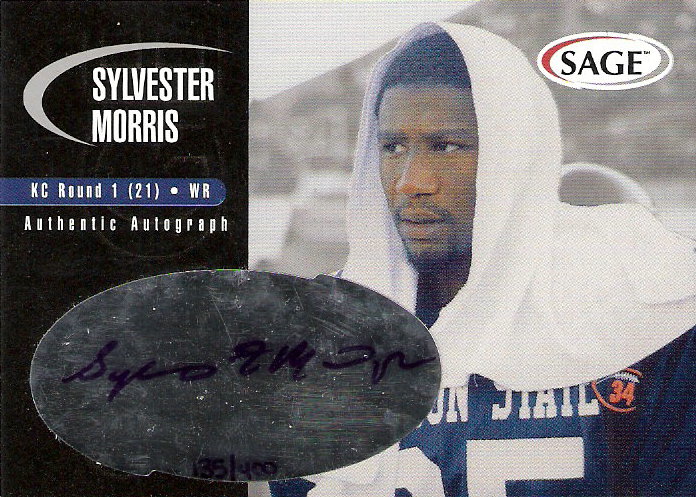2000 SAGE Autographs Silver #A31 Sylvester Morris/400