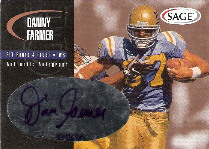 2000 SAGE Autographs Bronze #A16 Danny Farmer/650