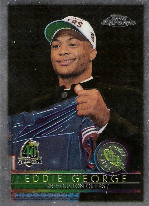 1996 Topps Chrome #162 Eddie George RC