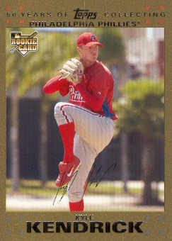 2007 Topps Update Gold #186 Kyle Kendrick