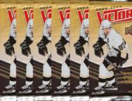 6 PACK LOT : 2008-09 (2009) Upper Deck Victory Hockey Factory Sealed Pack ( 1 Rookie or Insert Per Pack! )