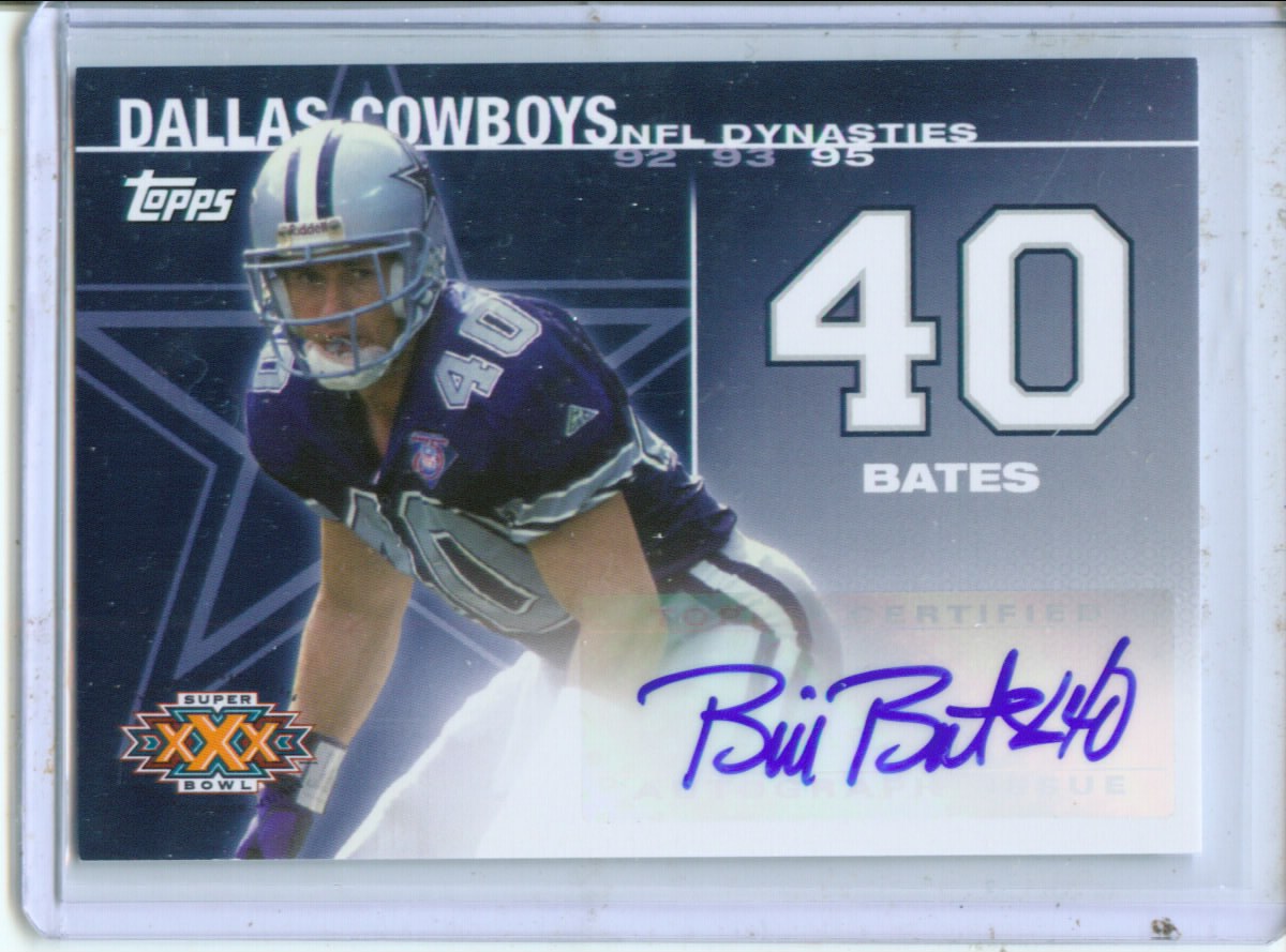 2008 Topps Dynasties Autographs #DYNABB Bill Bates/500