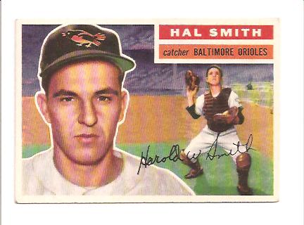 1956 Topps #62A Hal Smith GB