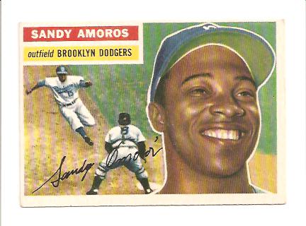 1956 Topps #42 Sandy Amoros