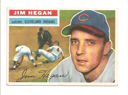 1956 Topps #48A Jim Hegan GB