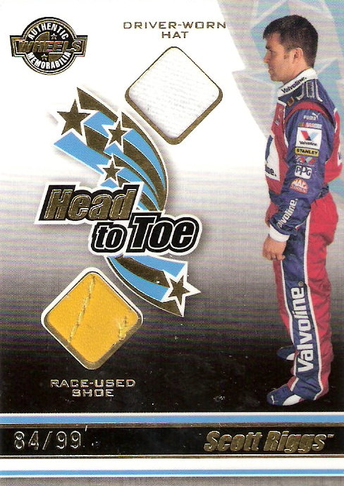 2006 Wheels American Thunder Head to Toe #HT1 Scott Riggs