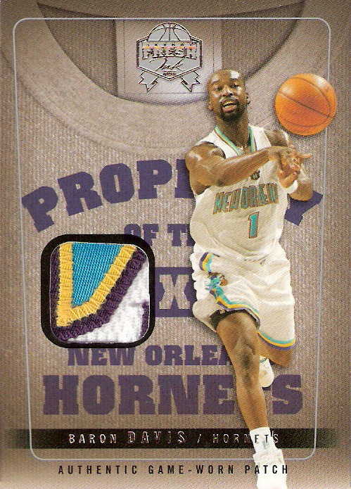 2004-05 SkyBox Fresh Ink Property of Patches #19 Baron Davis