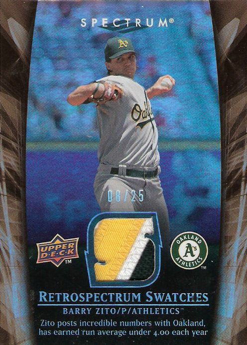 2008 Upper Deck Spectrum Retrospectrum Patches #BZ2 Barry Zito