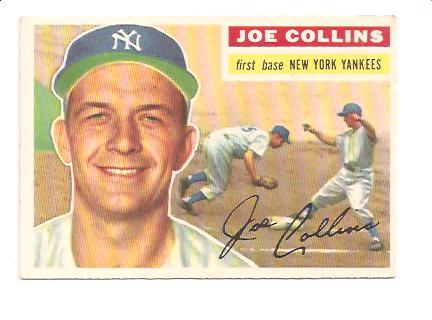 1956 Topps #21A Joe Collins GB