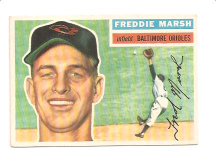 1956 Topps #23A Fred Marsh GB