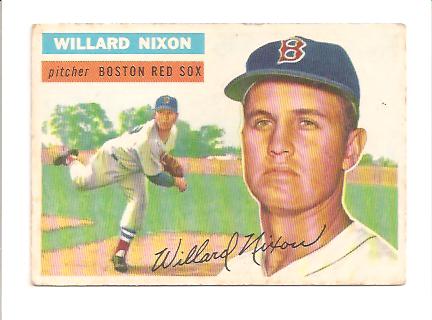 1956 Topps #122A Willard Nixon WB
