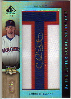 2007 SP Authentic #126b Chris Stewart AU/50