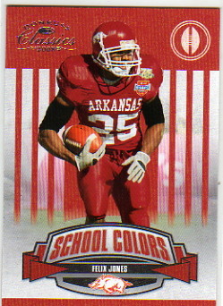 2008 Donruss Classics School Colors #45 Felix Jones