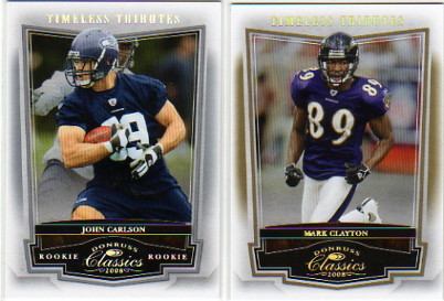 2008 Donruss Classics Timeless Tributes Silver #184 John Carlson
