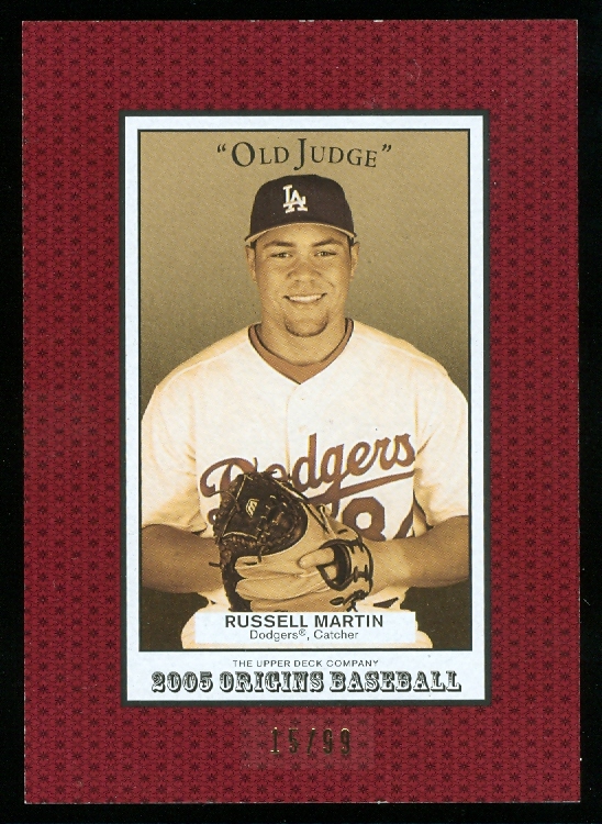 2005 Origins Old Judge Red #271 Russell Martin YS
