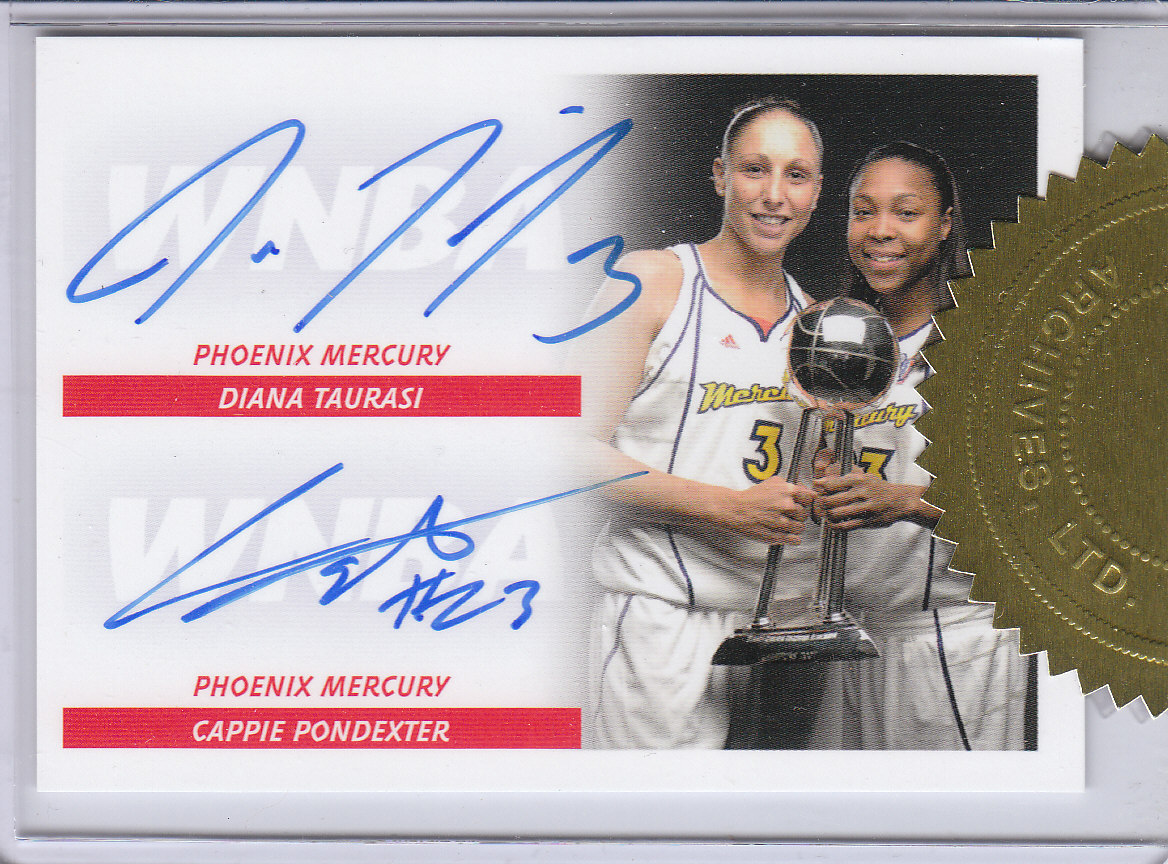 2008 WNBA 3-Case Incentive #TP Diana Taurasi AU/Cappie Pondexter