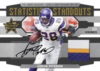 2008 Leaf Rookies And & Stars Football Factory Sealed HOBBY Box - 4 Autographed ( Possible Adrian Peterson Matt Ryan Darren McFadden ) Or Memorabilia Cards & 4 #ed Rookies Per Box On Avg. - In Stock  front image