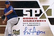 2008 SPx #142 Luis Mendoza AU (RC)