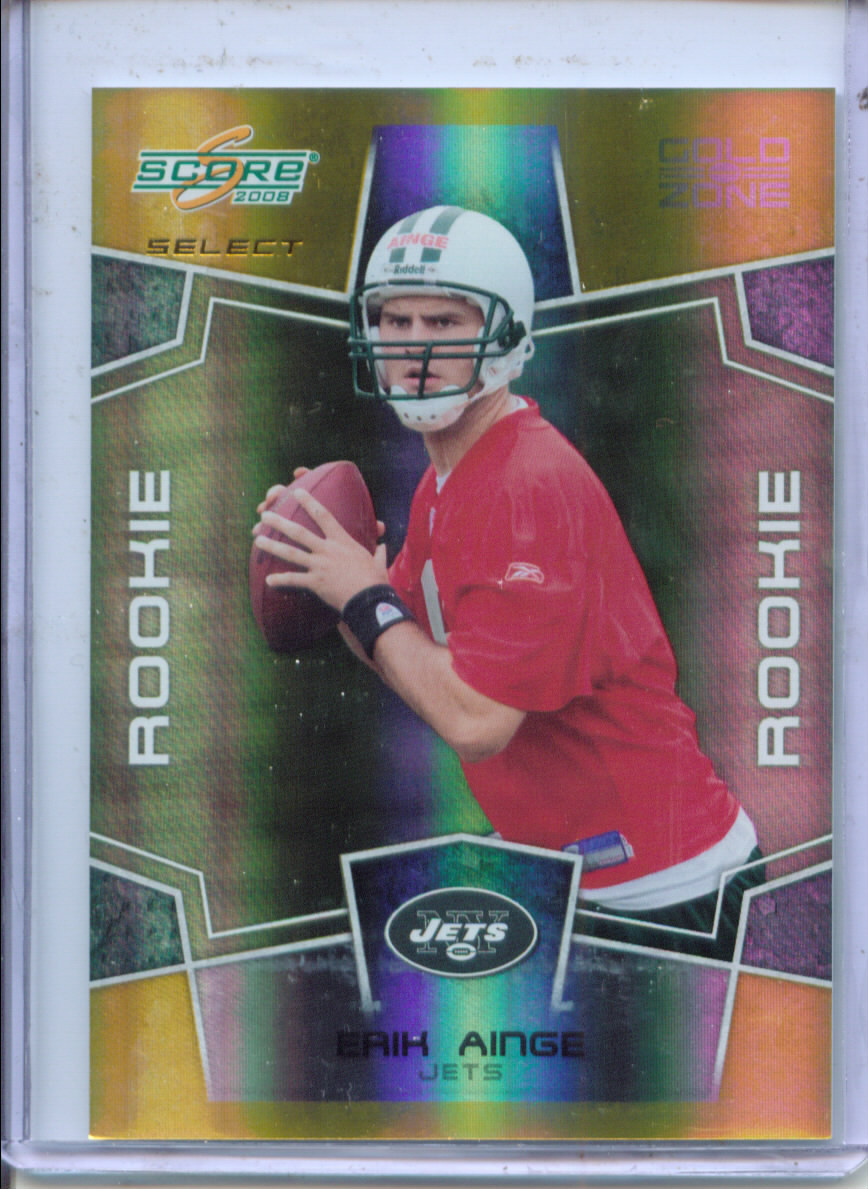 2008 Select Gold Zone #412 Erik Ainge