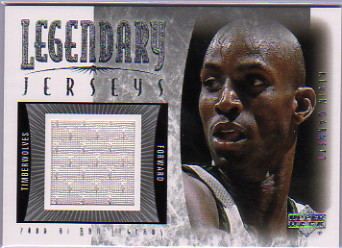 2001-02 Upper Deck Legends Legendary Jerseys #KGJ Kevin Garnett