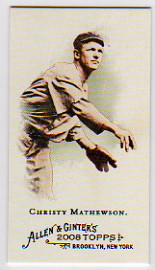 2008 Topps Allen and Ginter Mini Baseball Icons #BI9 Christy Mathewson