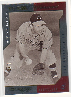 2003 Donruss Team Heroes Stat Line Hawaii #163 Lou Boudreau
