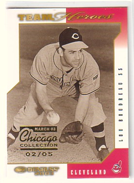 2003 Donruss Team Heroes Chicago Collection #163 Lou Boudreau
