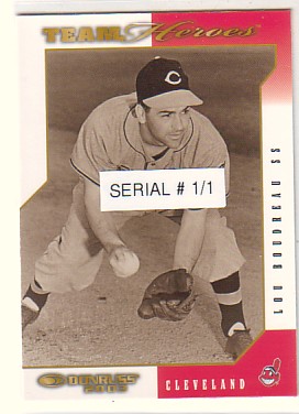 2003 Donruss Team Heroes Atlantic City National #163 Lou Boudreau