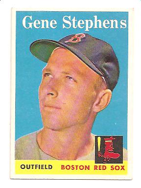 1958 Topps #227 Gene Stephens EX Actual scan