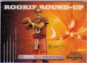 2004 Playoff Contenders Rookie Round Up #RU1 Eli Manning