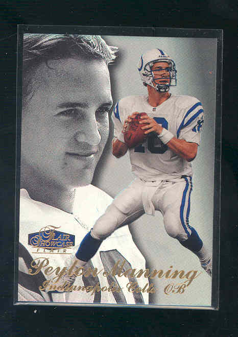 1998 Flair Showcase Row 3 #3 Peyton Manning RC