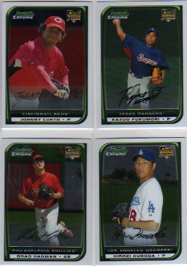 2008 Bowman Chrome #214 Kazuo Fukumori RC