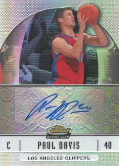 2006-07 Finest Rookie Autographs Refractors #84 Paul Davis B