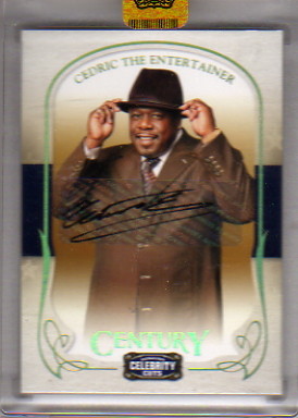 2008 Celebrity Cuts Century Signature Gold #13 Cedric the Entertainer/200