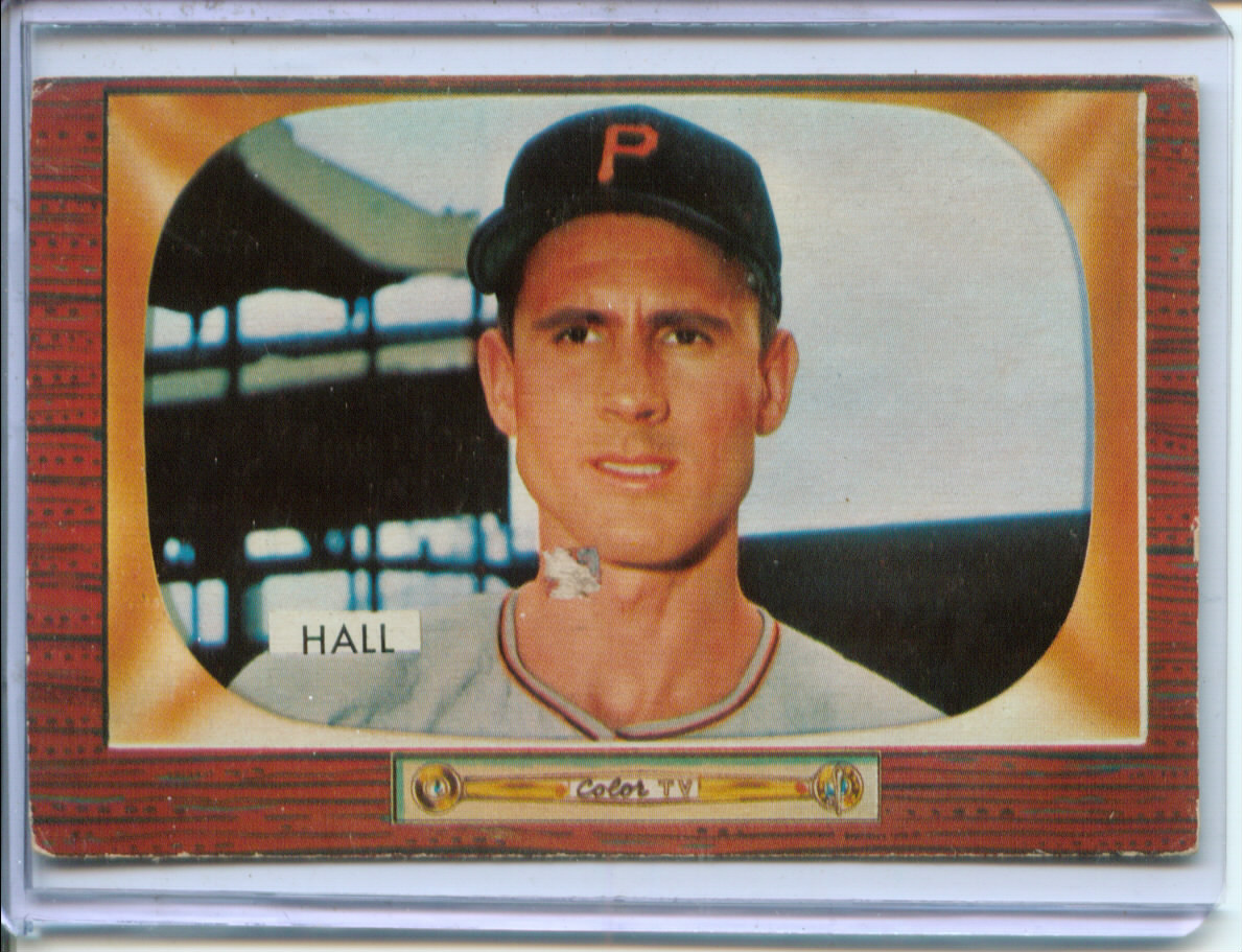 1955 Bowman #113 Bob Hall RC
