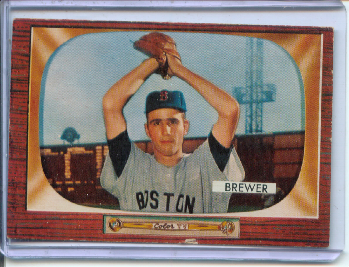 1955 Bowman #178 Tom Brewer RC