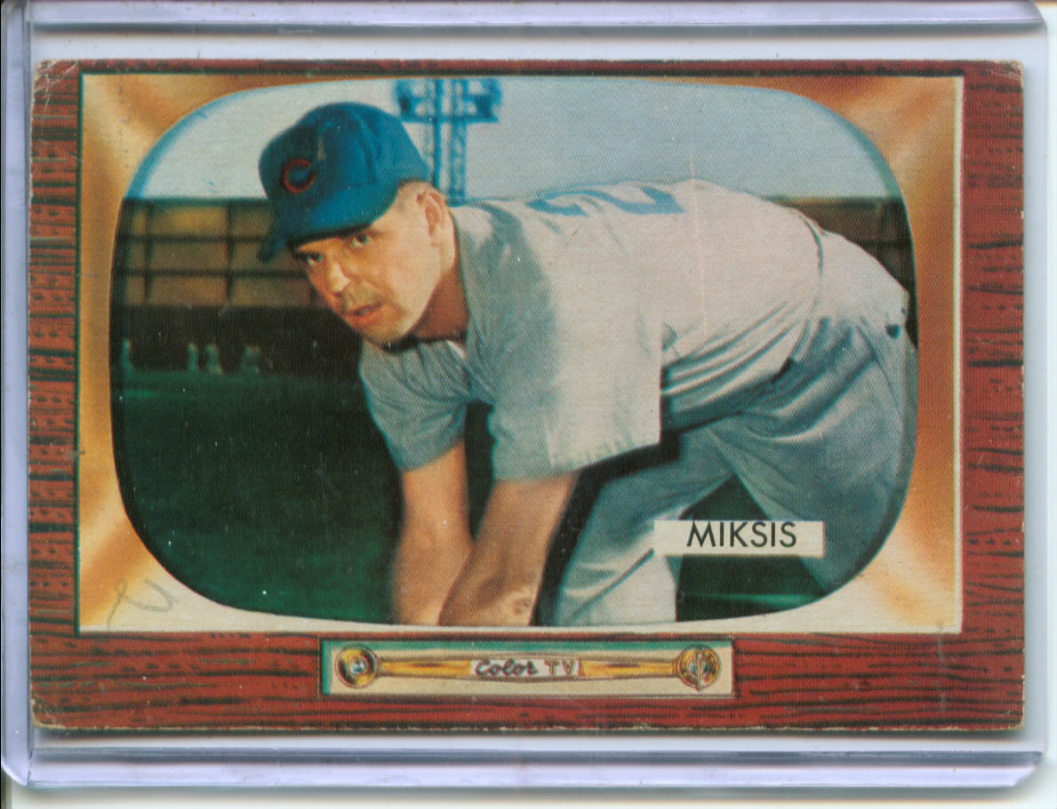 1955 Bowman #181 Eddie Miksis