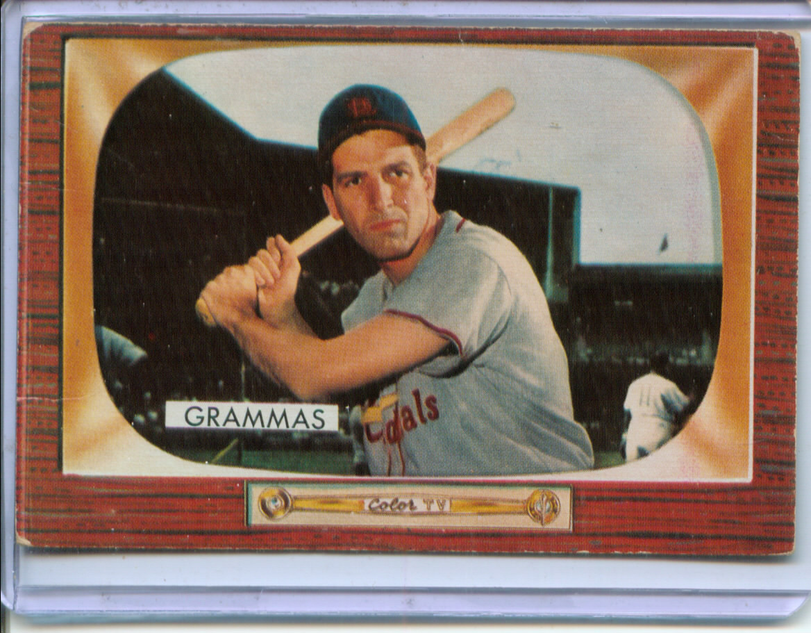 1955 Bowman #186 Alex Grammas