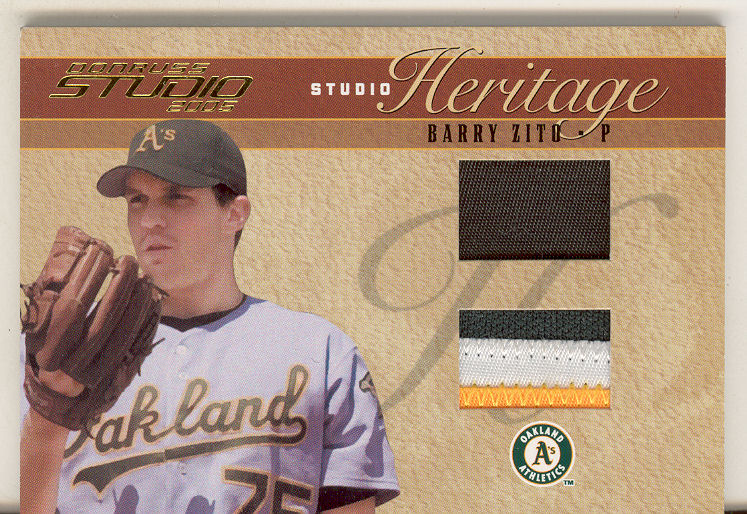 2005 Studio Heritage Combo #14 Barry Zito Jsy-Jsy/10