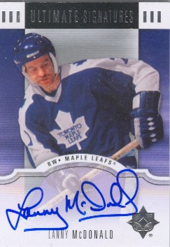 2007-08 Ultimate Collection Signatures #USLM Lanny McDonald