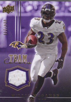 2008 Upper Deck Team Colors Jerseys Gold #TCWM Willis McGahee